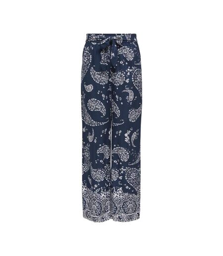 Pantalon fluide marine femme only novina