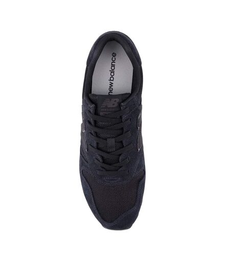 Mens 373 Suede Trainers Black Magnet Grey New Balance