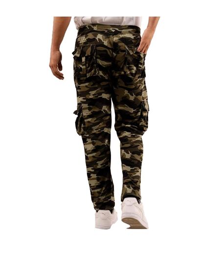 Pantalon De Jogging Motif/style Camouflage Adulte Vert Marron Honeymoon