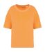 Womens/ladies terrycloth t-shirt apricot Native Spirit