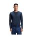 Mens Logo Regular T-shirt Blue Boss-4