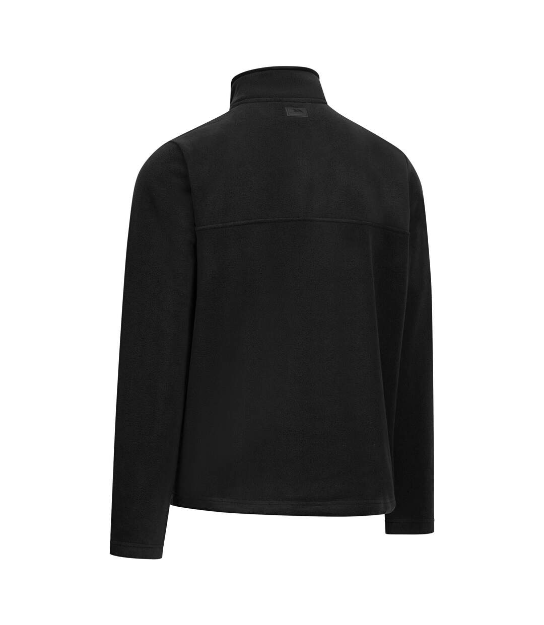 Haut Polaire Uni À Col Montant Zippé Huntar Homme Noir Trespass-2