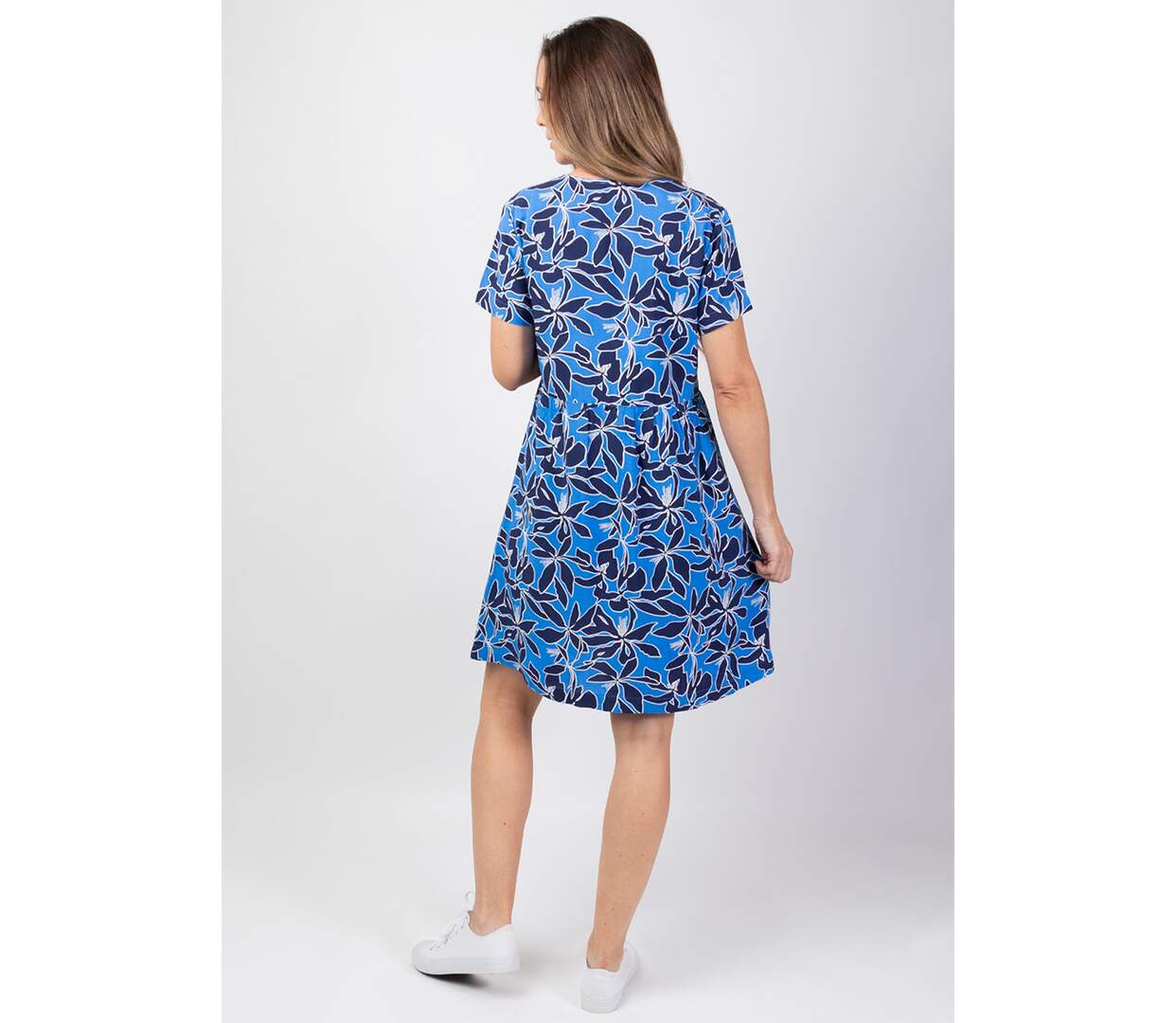 Robe courte en viscose couple ample MAJA grandes tailles Coton Du Monde-4