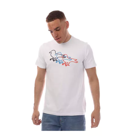 T-shirt Target Practice Homme Blanc Modern Amusement