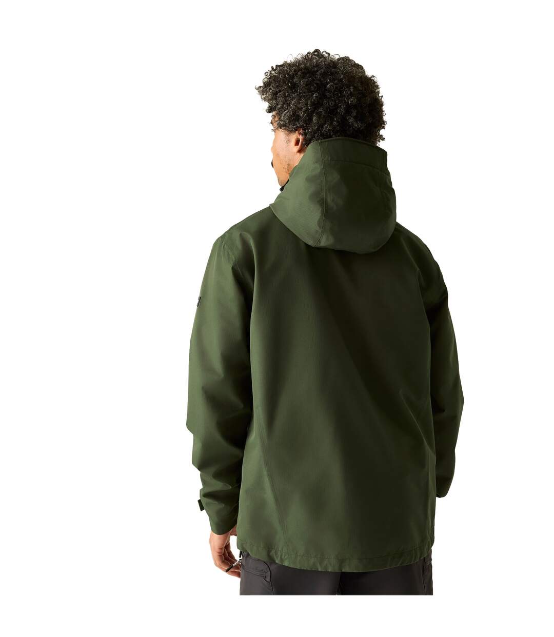 Veste Imperméable Oakhowe Homme Kaki Foncé Regatta-4