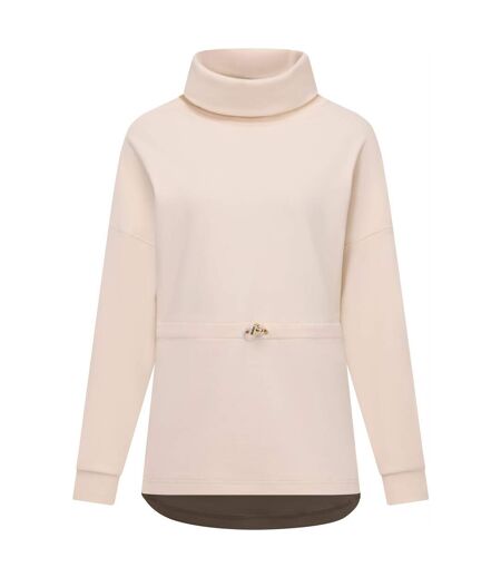 Polaire Motif/style Col Roulé Femme Beige Clair Regatta
