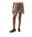 Womens/ladies Leopard Print High Waist Running Shorts Leopard PE Nation-3