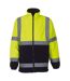 Veste Polaire Homme Jaune Fluo Bleu Marine Yoko-2