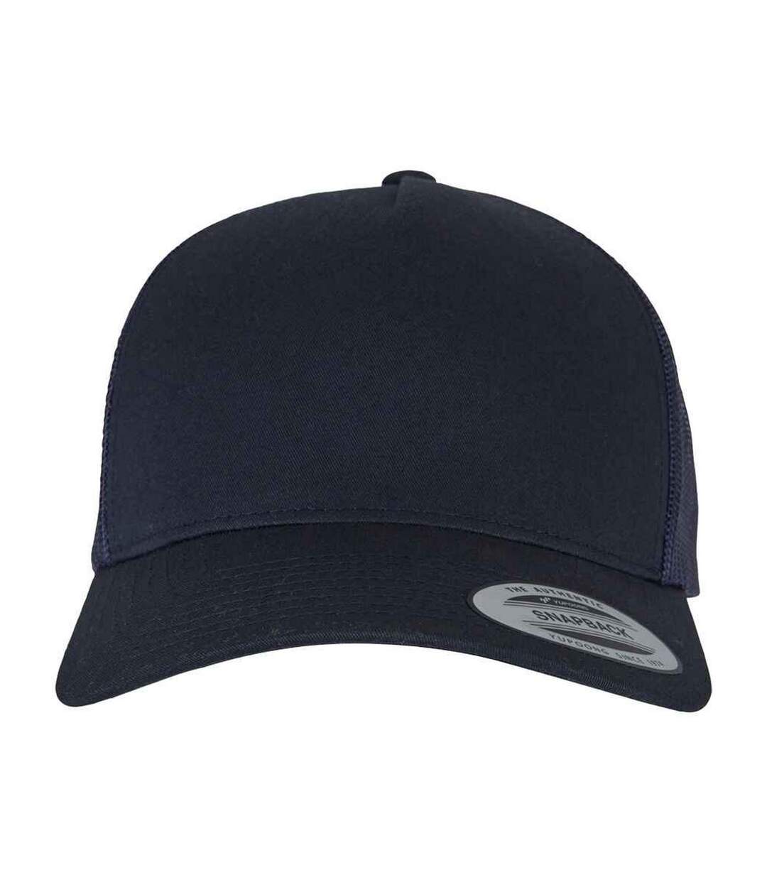 Casquette trucker bleu marine foncé / bleu marine Flexfit-1