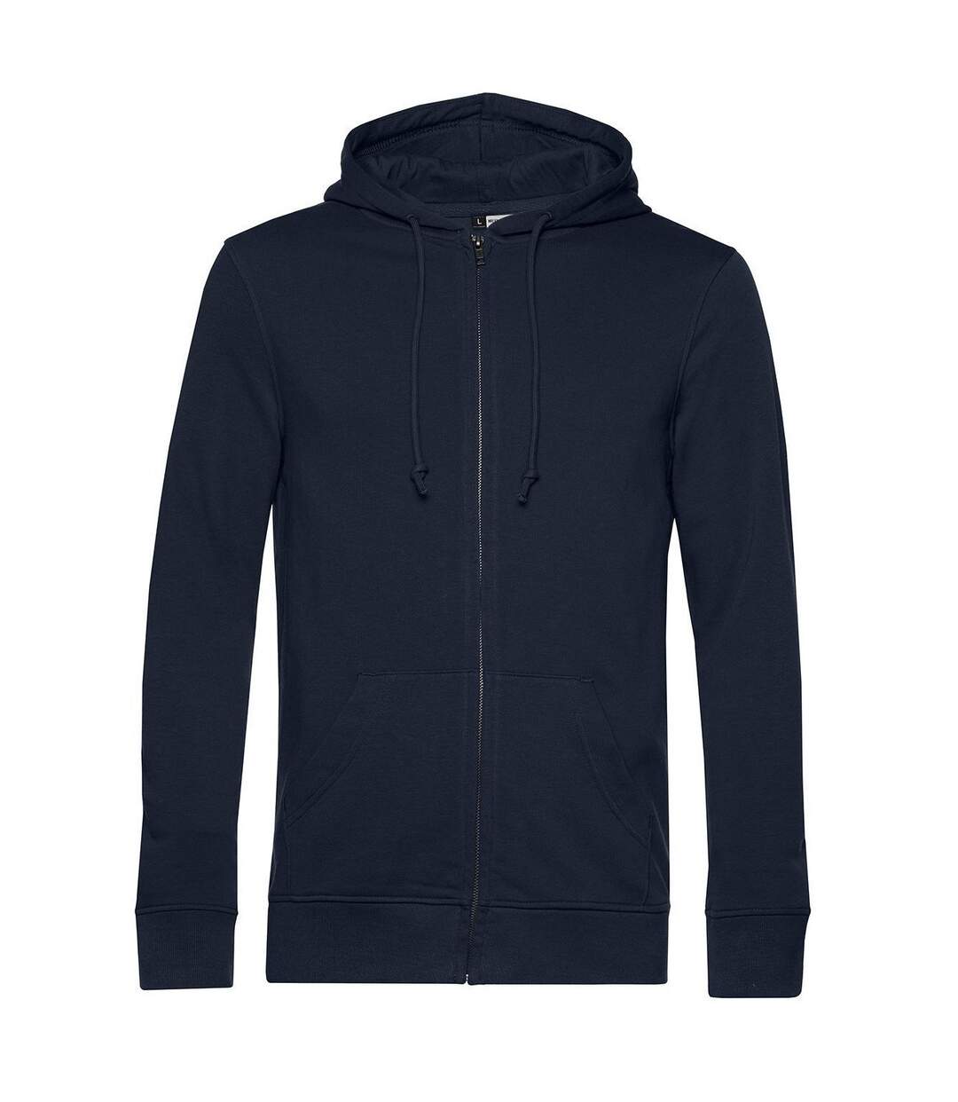 Veste à capuche organic homme marine B&C