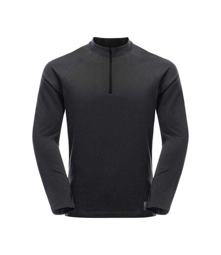 Haut Polaire Train De Banlieu Motif/style Vélo Homme Noir Jack Wolfskin