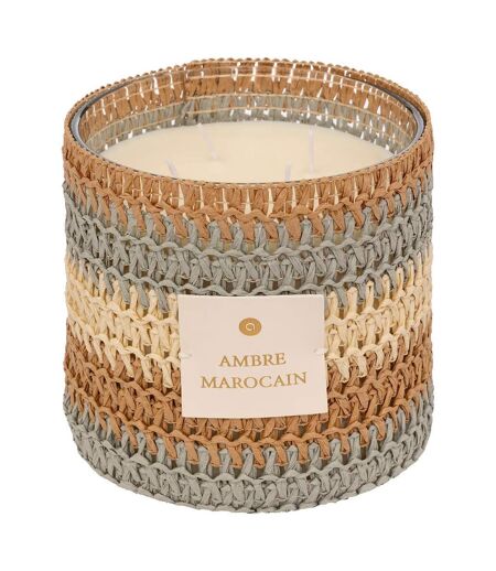 Bougie Parfumée en Verre Zaya 1400g Ambre Marocain