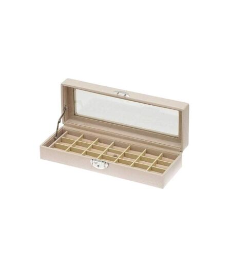 Coffret à bagues DAVIDTS Euclide - taupe