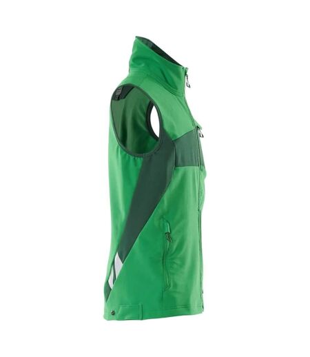 Mens Accelerate Two Tone 4 Way Stretch Lightweight Gilet Grass Green Green Mascot