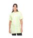 Womens/ladies essentials all-over print t-shirt lime Adidas-1