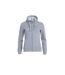 Clique Womens/Ladies Plain Full Zip Hoodie (Gray Melange)