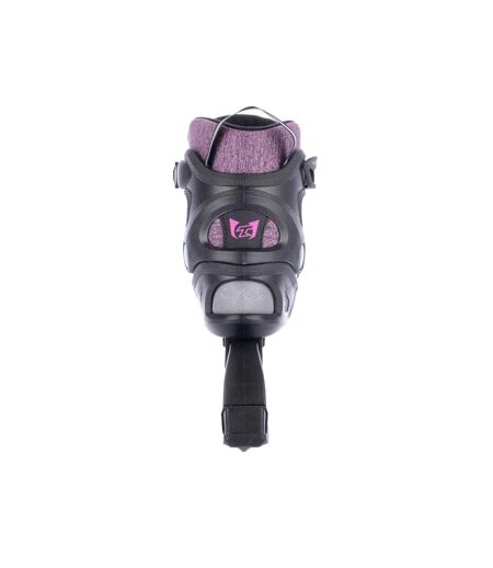 Patins À Roulettes Alignées Ayroo Femme 37 Fr Noir Rose Tempish