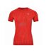 T-shirt Technique Rouge Femme Odlo Zeroweight - L