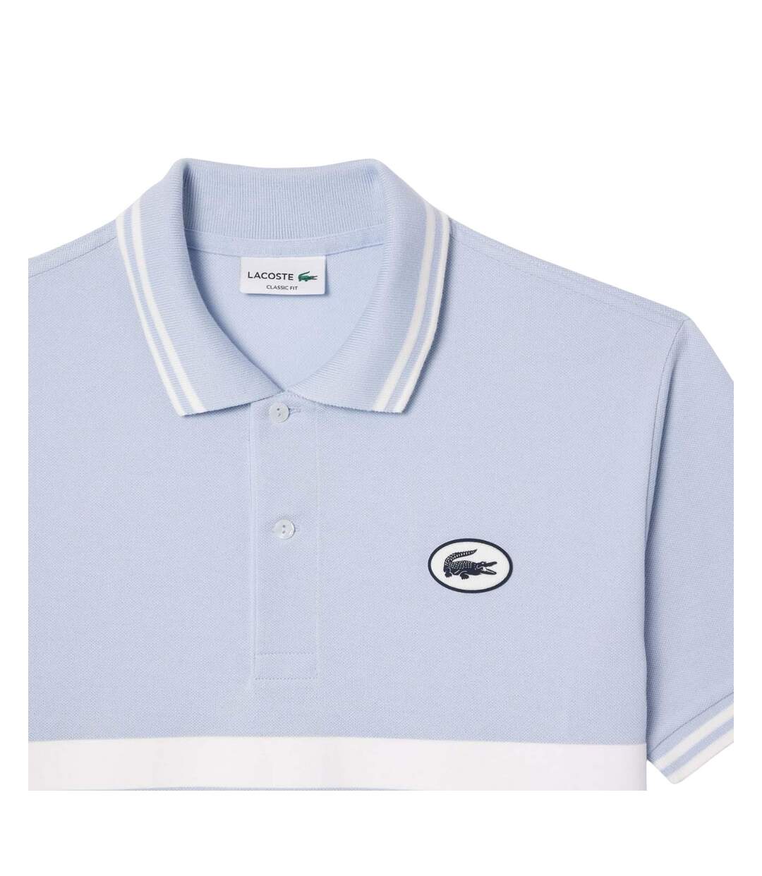 Polo Homme Bleu Blanc Lacoste-3