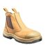 Unisex adult dealer leather safety boots wheat Portwest-1