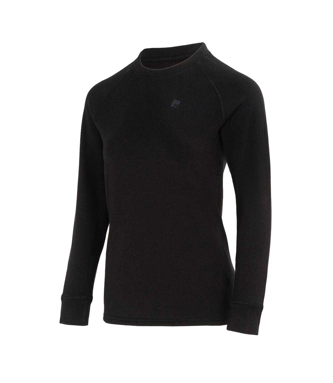 Haut Thermique Manches Raglan Chamonix Femme Noir Nevica-1