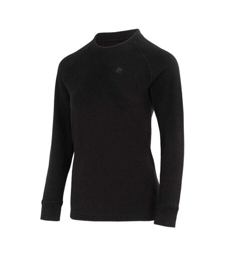 Haut Thermique Manches Raglan Chamonix Femme Noir Nevica