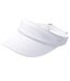 Beechfield Unisex Sports Visor / Headwear (Pack of 2) (White) - UTRW6706-2