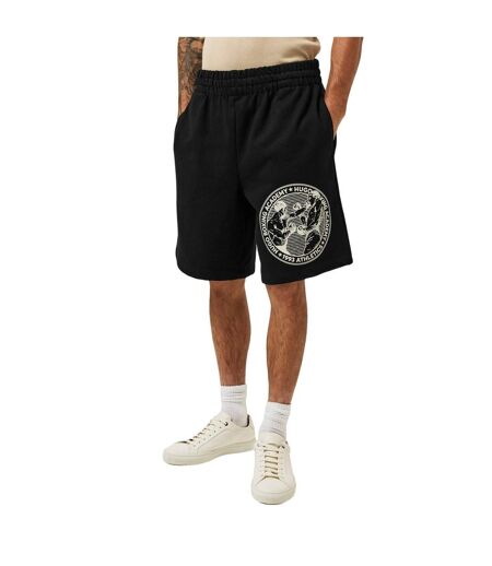 Mens Dubox Graphic Print Boxing Shorts Black Hugo