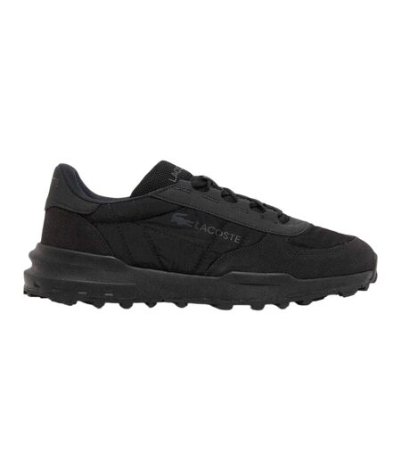 Mens Elite Actevo Suede Trainers Black Lacoste