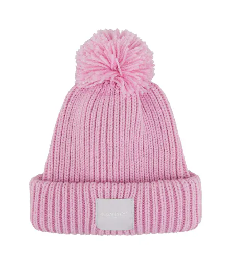 Bonnet connora pour enfants brume rose Regatta