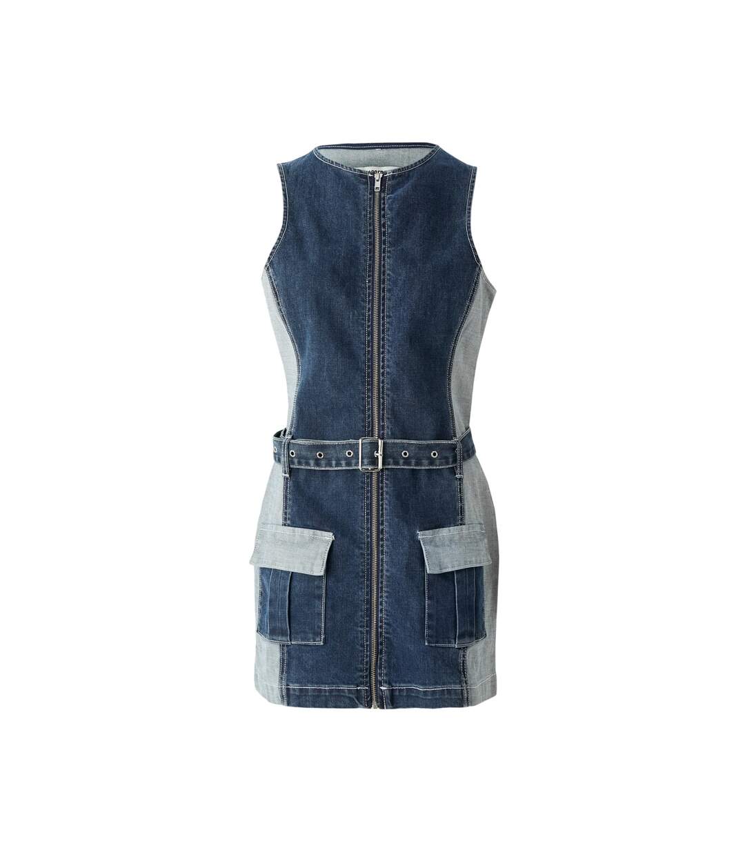 Robe Courte Femme Bleu Indigo The Ragged Priest-2