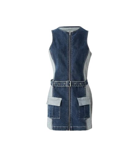 Robe Courte Femme Bleu Indigo The Ragged Priest