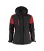 Doudoune Softshell Femme Noir Rouge Printer-1