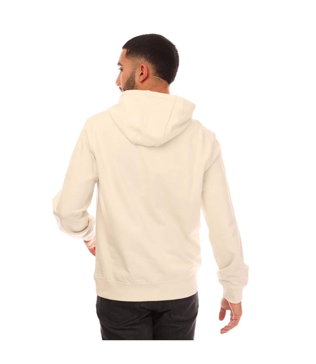 Mens Daratschi Logo Hoodie Natural Hugo-3