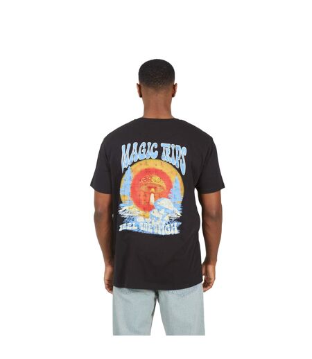 T-shirt Homme Noir Vif Brave Soul