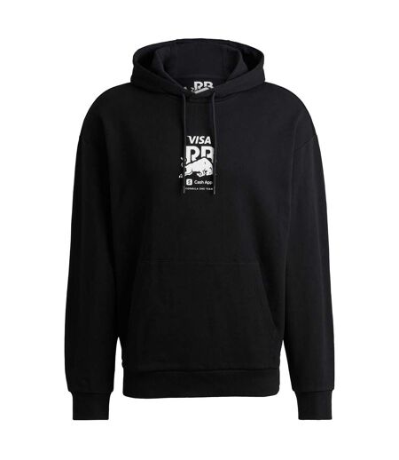 Mens Pull Over Hoodie Black Hugo