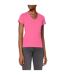 Stedman - T-shirt col V - Femme (Rose) - UTAB279