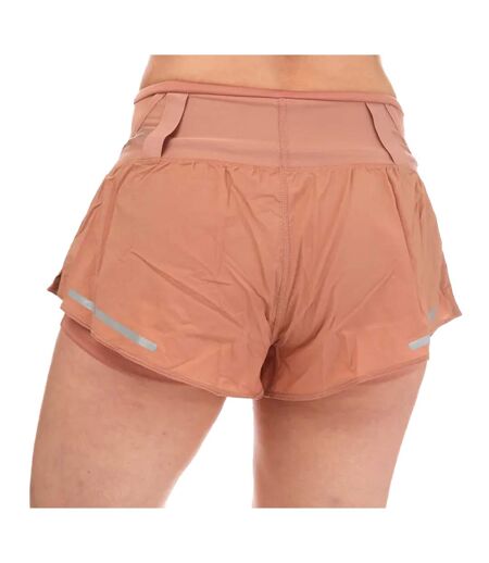 Womens/ladies Colective Power Running Shorts Clay Strata Adidas