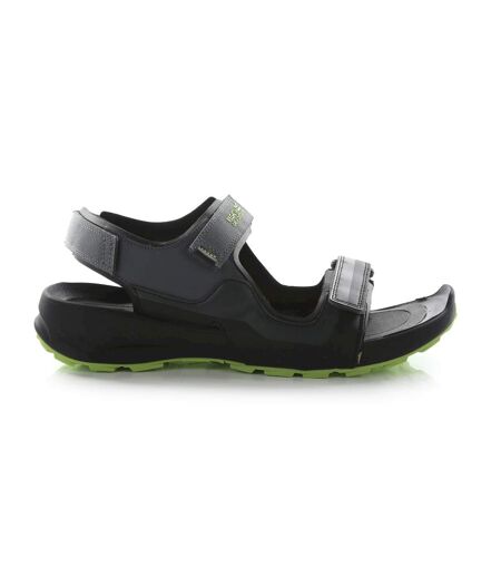 Regatta Mens Samaris Sandals (Black/Lime) - UTRG7759