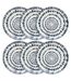 Lot de 6 Assiettes Plates Umami Rayon 26cm Bleu-3