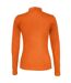 Cottover Womens/Ladies Pique Long-Sleeved Polo Shirt (Orange)