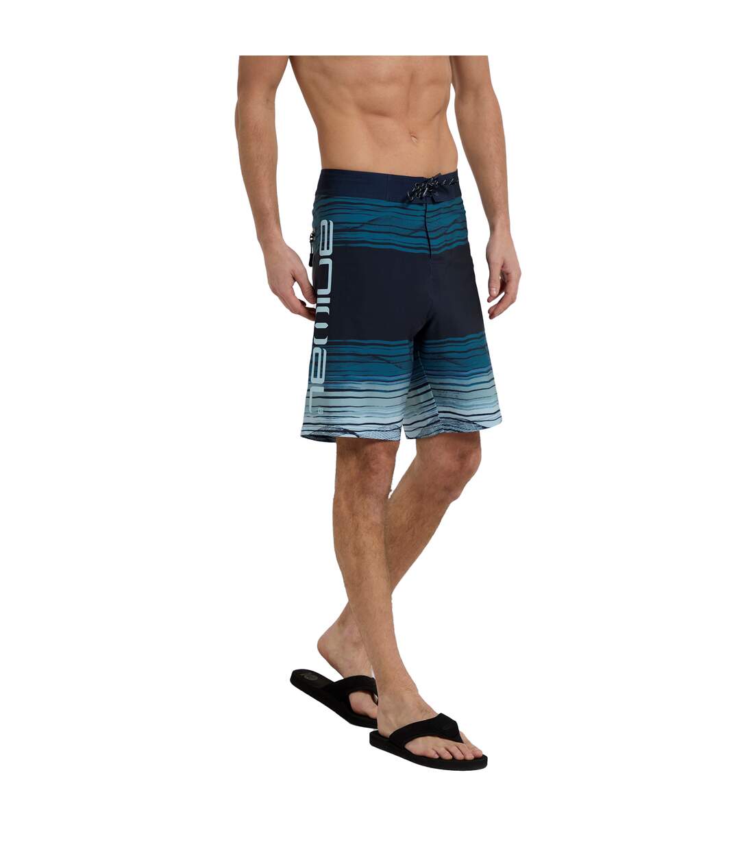 Boardshort brett homme bleu pâle Animal-3