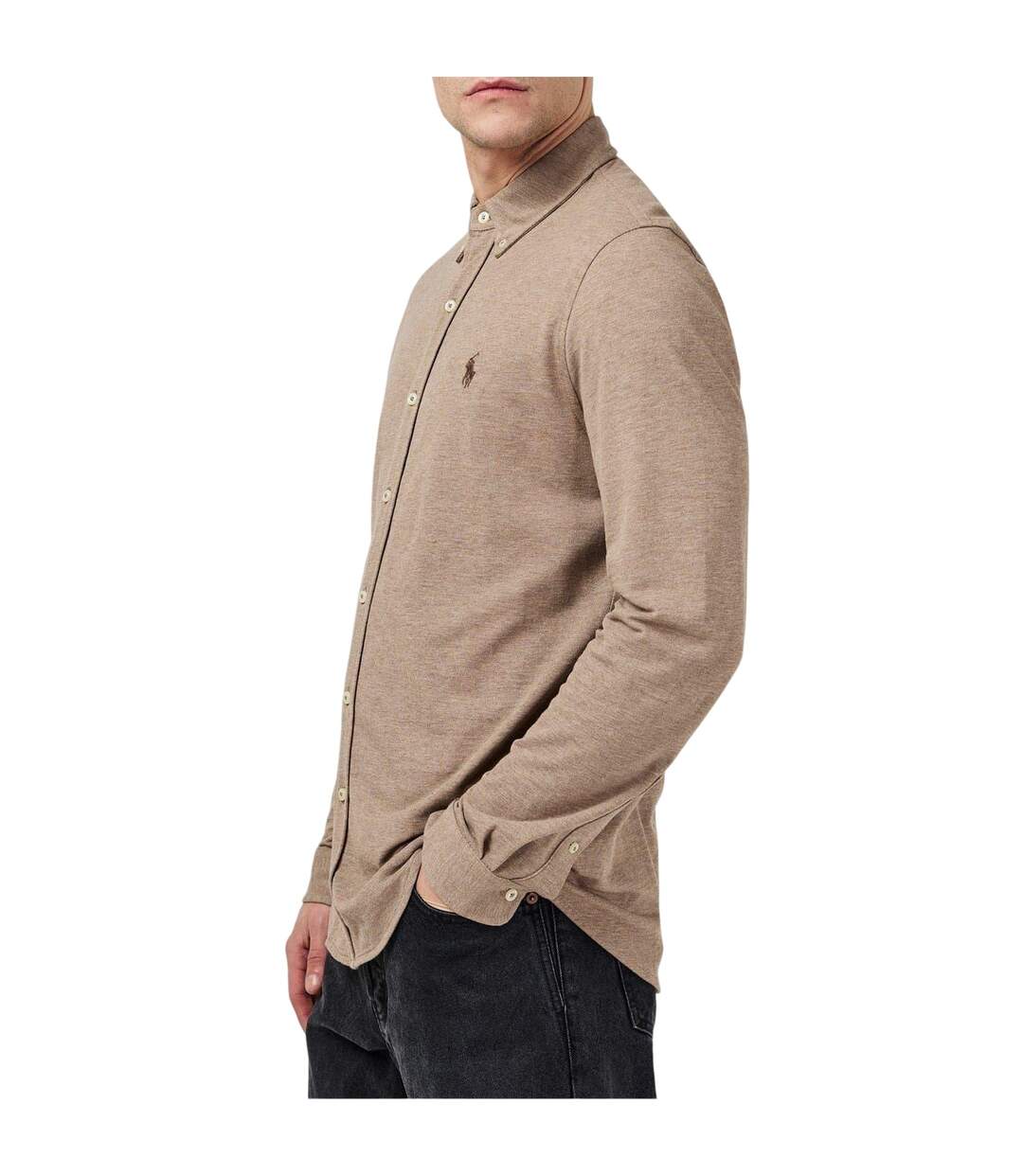 Chemise À Boutons Homme Marron Ralph Lauren-4