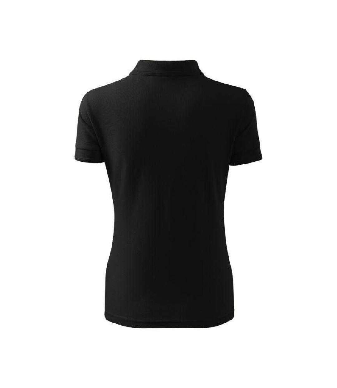 Womens/ladies Free Polo Shirt Black Malfini-2