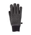 Mountain Warehouse Mens Windproof Faux Fur Lined Touch Gloves (Gray) (M)