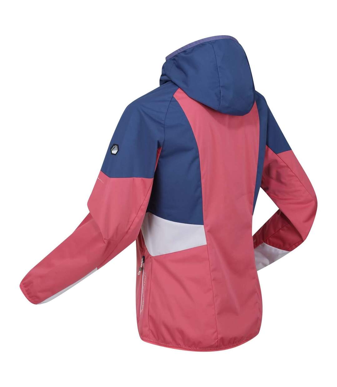 Womens/ladies Tarvos V Colour Block Lightweight Soft Shell Jacket Fruit Dove Dusty Denim Regatta-2