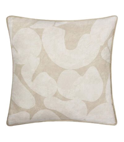 Brinn piped abstract cushion cover 45cm x 45cm natural Hoem