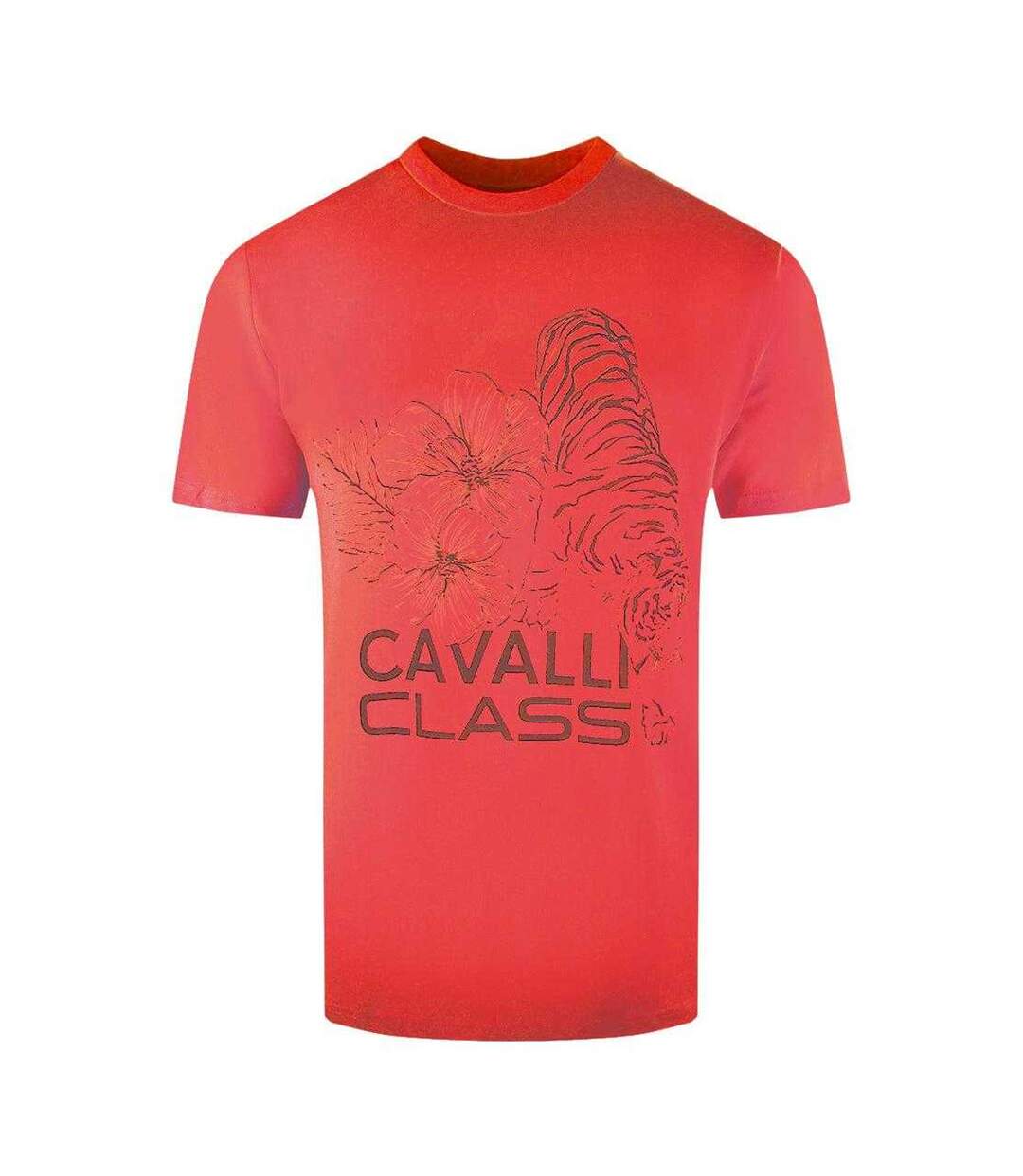 T-shirt Homme Rouge Cavalli Class-1