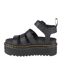 Womens/ladies Blaire Quad Leather Sandals Black Dr Martens-2