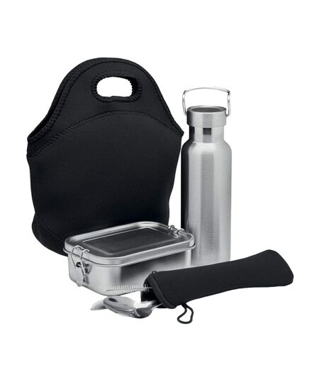 Ily lunch box set one size black MidOcean